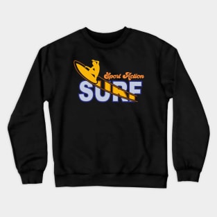 Sport Surfing Beach Crewneck Sweatshirt